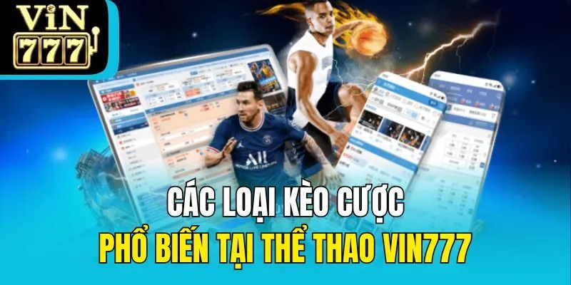 Các loại kèo cược phổ biến tại thể thao Vin777