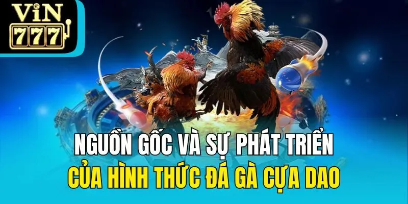 Nguồn gốc và sự phát triển của hình thức đá gà cựa dao